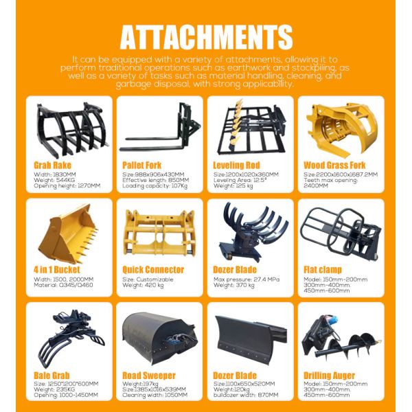 New Function Mini Wheel Loader Hot Sale Mini Loaders Multi Functional Telehandler Telescopic Loader for Sale