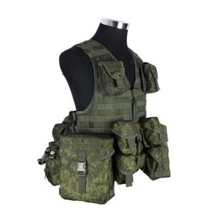Quality EMR 1000D Polyester Camouflage Tactical Vest With Digital Molle Pack wholesale