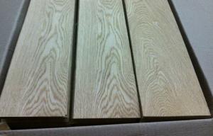 China 0.5mm Thick Oak Flooring Veneer Wood Sheet , Fine Straight Crown Grain on sale