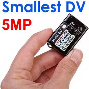 China 60 Degrees Lens Angle 1280 * 960 Smallest HD Mini DV Camcorders With 16GB  SD / TF Card on sale