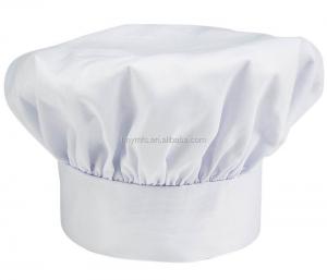 China Polyester Cotton Adjustable Chef Hat  Kitchen Cooking Chef Hat on sale