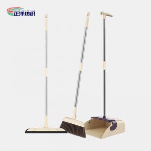 China 93cm Broom Dustpan Stainless Steel Handle Plastic Windproof Rubber Scraper Household Cleaning Set on sale