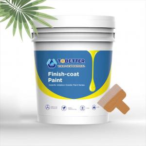 China Smooth Colored  Finish Coat Paint Same As Dulux Exterior Wall Coating on sale
