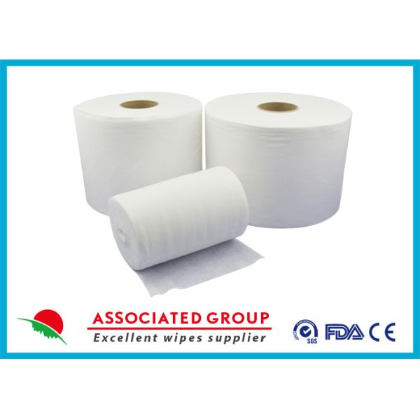 Food Services Spunlace Nonwoven Fabrics High Saturation Rate Embossed