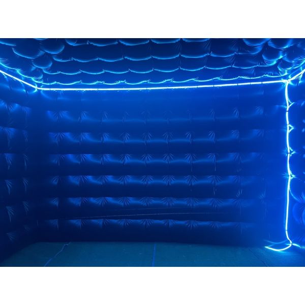 Portable Party Tent Inflatable Nightclubs Cube Black Nightclub Events Tent