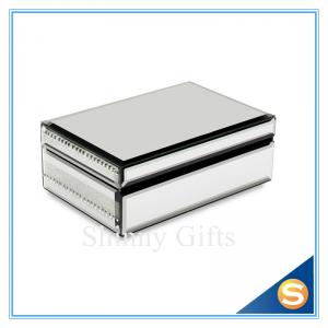 Quality Silver Royal Design Mirror Jewellery box packaging Gift Box wholesale