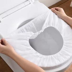 Quality Waterproof Disposable Toilet Seat Covers For Travel Hotel Non Woven wholesale