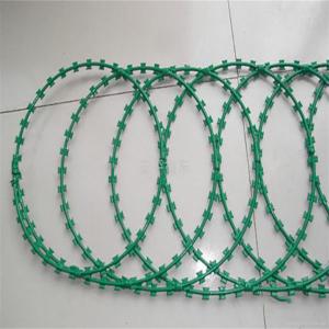 China razor wire detail/razor wire fence dream meaning/types of razor wire fencing/ advantages of razor wire fence on sale