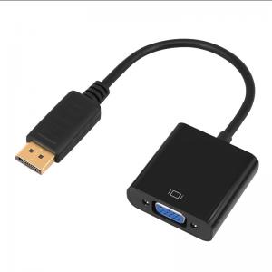 China 1080p Thunderbolt Male Display Port to Female VGA Displayport to VGA Monitor Cable on sale