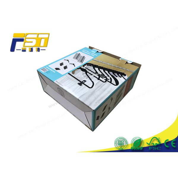 Reusable Colored Corrugated Boxes Paper Packaging Custom Printed For Hanger