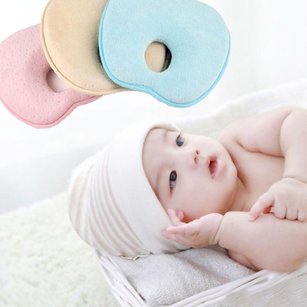 Head Shaping Neck Support Baby Sleeping Pillow Super Soft Heart Shape