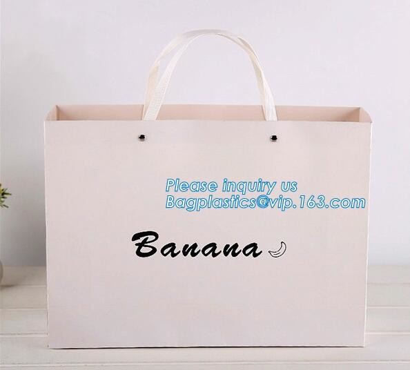 luxury brand paper shopping bag,luxury custom matt paper bag,printed paper carrier bags for clothes,Luxury recycled cust