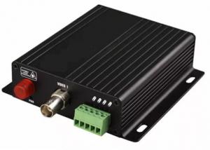 China 1 BNC 1 Data Fiber Video Digital Converter , Coaxial Analog Video Optical Transceiver on sale
