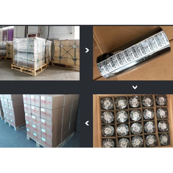 Hot Coding Ribbon foil for Leather Measuring Machine White Leather Belt 9*100 Clear Printing and Wide Applicatio