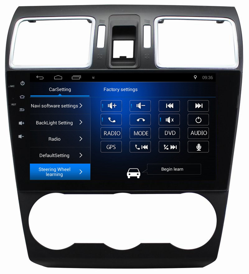 Ouchuangbo auto gps audio media stereo android 8.1 for Subaru Forester 2015 support USB SWC AUX radio dual zone video
