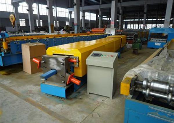 Cheap 4kw Aluminium Gutter Roll Forming Machine With Metal Sheet Bending Machine for sale