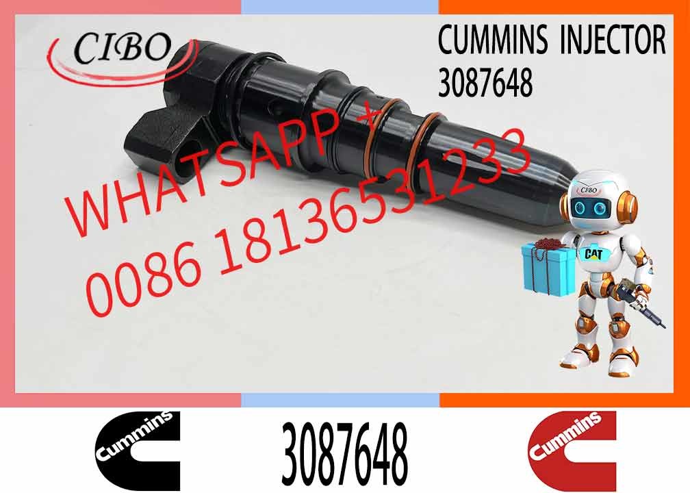 Diesel Engine Spare Parts Common Rail Fuel Injector 3406604 3087648 For M11 ISM11 QSM11