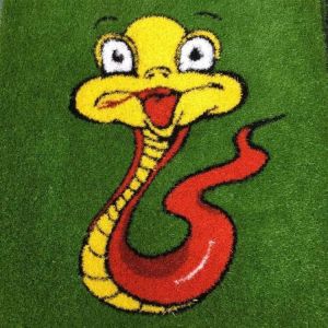 Cleaning Artificial Turf Grass For Kindergarten Lovely Animal Pattern