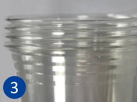 Plastic Cup Curling Machine 4-Screw