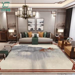Quality Wool Abstract Ink Living Room Floor Carpets Chinese Style wholesale
