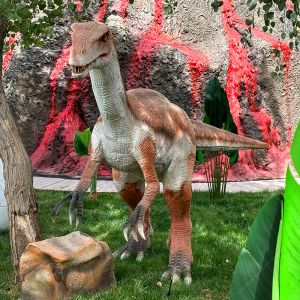 Robotic Real Animatronics Dinosaurs Waterproof For Restaurant / Hotel