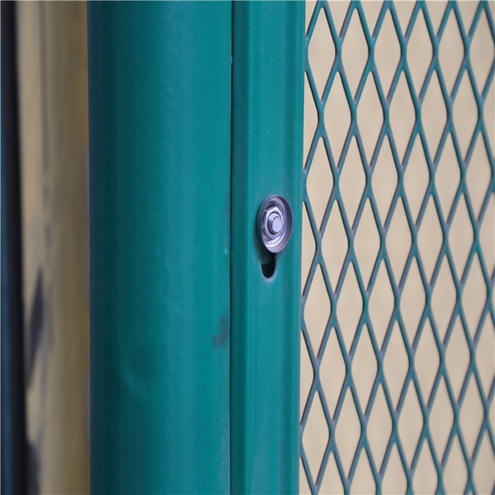 Highway Security Expanded Metal Mesh Fence PVC Coated 2.0m Width 2.5m Height