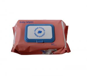 China Antibacterial Disposable Wet Wipes 15 X 20cm Flushable Wet Wipes on sale