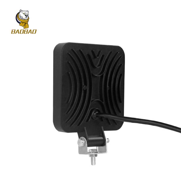 12V High Illumination Automotive Work Light Aluminum White Yellow Red