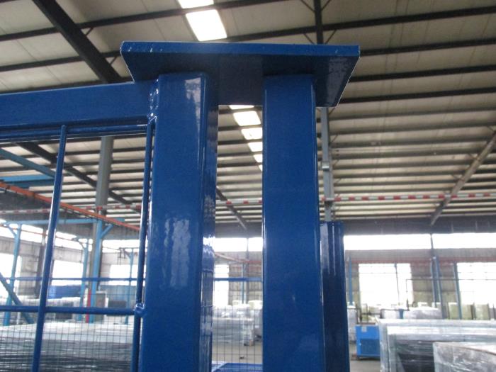 Canada temporary Construction Fence H 6'/1830mm and W 9.6' /2950mm tubing 1"/25mm thick 1.5mm powder coated grey