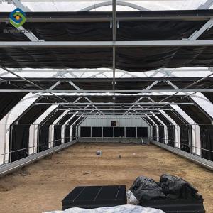 Quality Hydrophonic 8m Automated Blackout Greenhouse For Medicinal Plants wholesale