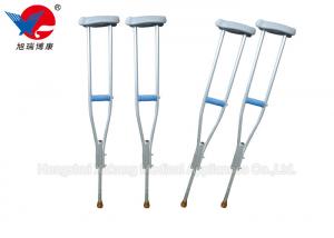 Anti Slip Medical Walking Crutches , Aluminum Alloy Adjustable Walking Cane