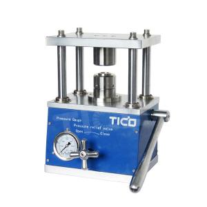 China STC-SF120 Coin Cell Lab Equipment Manual Hydraulic Crimper For Button Cell Research on sale