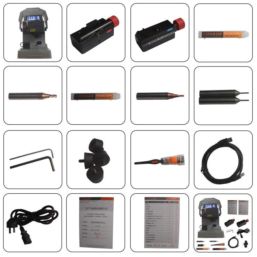 Ikeycutter CONDOR XC-007 Master Series Car Key Cutting Machine