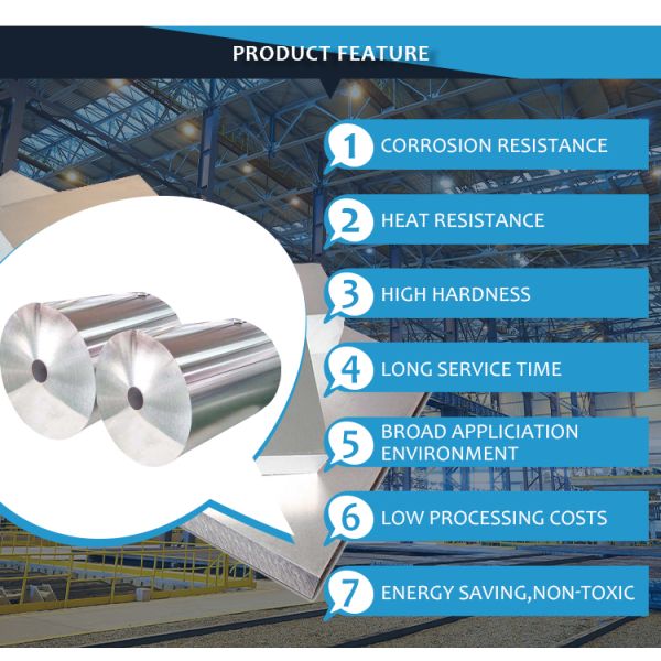 400mm Aluminium Foil Roll H18 8011 Material 20 Micron 0.2mm Thickness