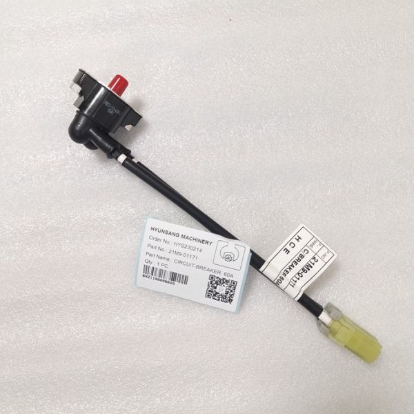 Excavator Spare Parts Breaker Circuit 60A 21M9-01171 For R140W-9 R180LC-9