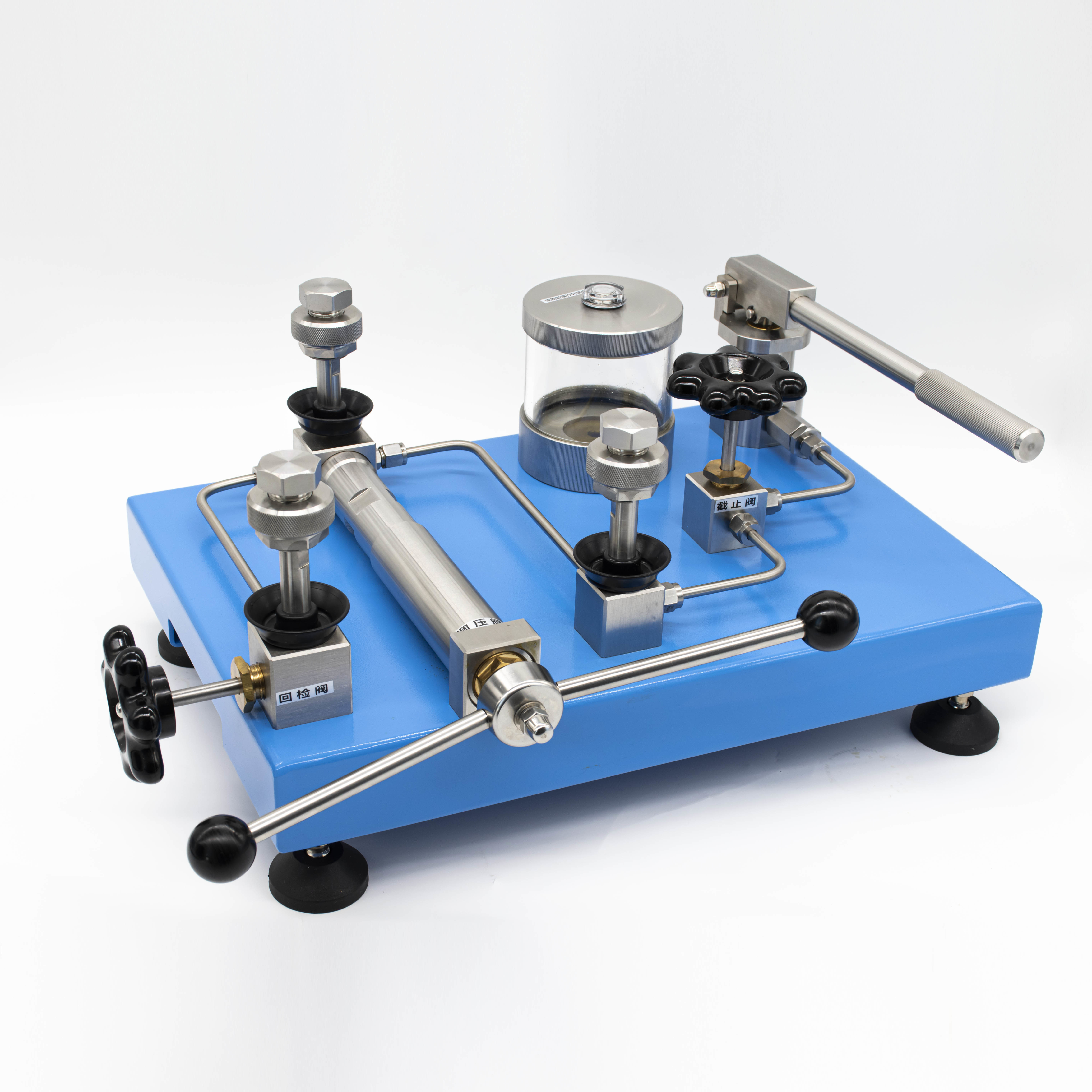 60Mpa Desktop High Pressure Calibration Pump Oil Hydraulic Pressure Source