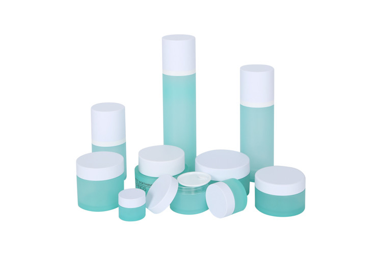 10PCS Luxury Cosmetic Packaging PETG 5/15/30/50/80/100/140g Round Cream Jar 50/120/180ml Matte Clear Lotion Bottle
