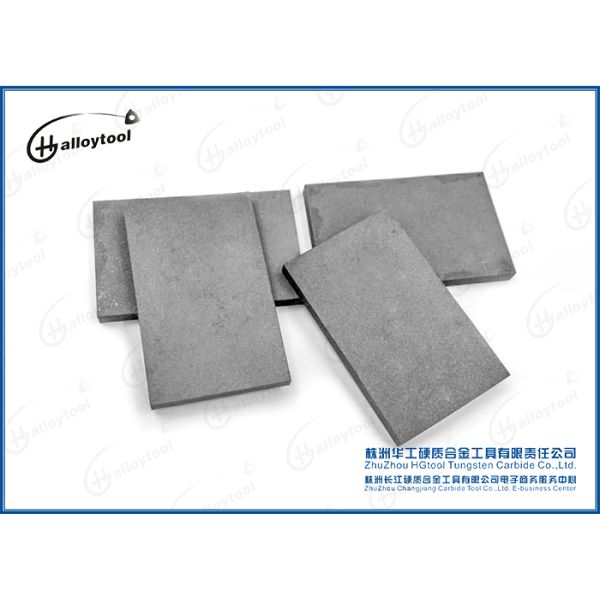YG15 Good Shock-Resistance Tungsten Carbide Sheets Gray Color For Wear Parts