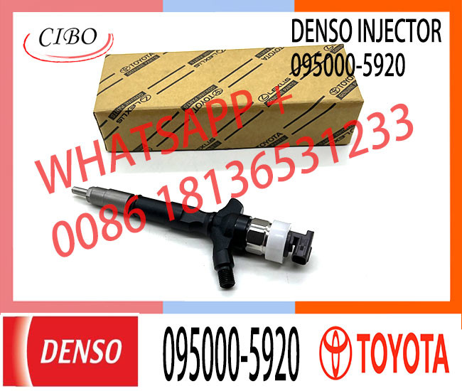 Common Rail Injector 23670-30110 095000-6180 095000-5920 for Diesel Engine 1KD-FTV