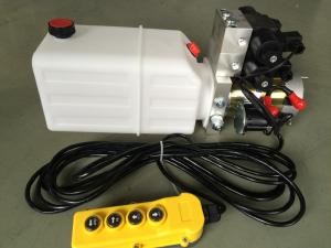 Quality G3/8 Oil Port Mini Hydraulic Power Packs , DC 24v Hydraulic Power Pack With 8L Plastic Oil Tank wholesale