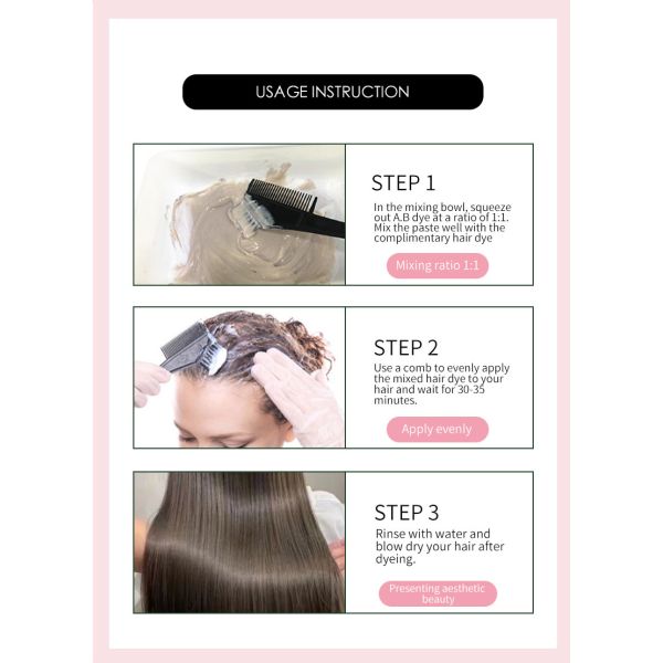 Purestyle Semi Permanent Hair Dye Easy At Home Hair Color Cream OEM Wholesale