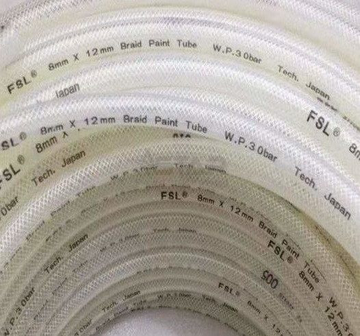 White Wear Resistant Non Stick Powder Coating Hose