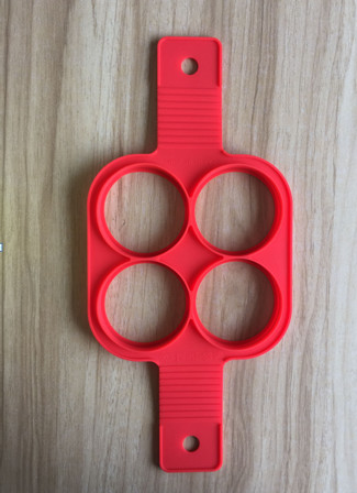 FBT121604 for wholesales silicone 4-holes pancake mold 4 shapes as option