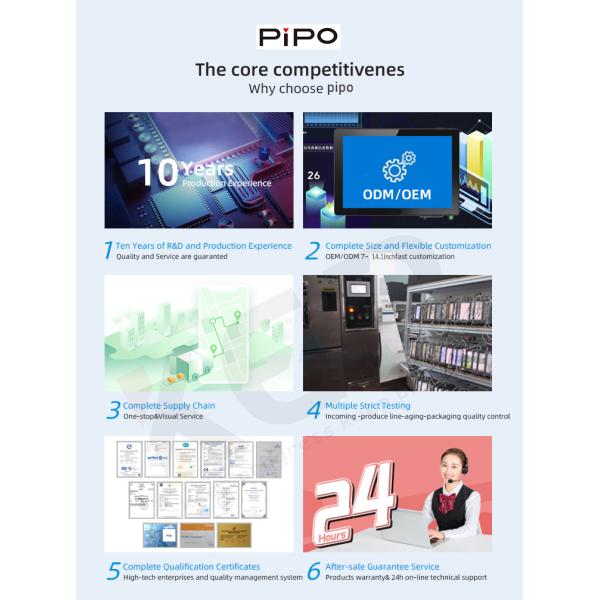 PiPO 13.3 Inch Laptop 10th Custom Laptop NoteBook Windows OEM ODM I3 I5 I7 Laptop