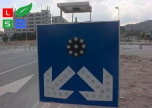 Quality Freestanding IP65 12V 5W Solar Powered LED Signs Lights for Traffic Safety wholesale