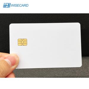 China SLE 4428 PVC Smart Blank Contact IC Card 10pcs RFID Communication Interface on sale