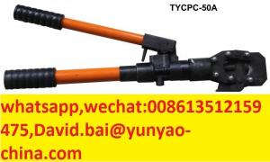 Quality Hand Operated Hydraulic Cable Cutter , Hydraulic Wire Cutter Max Cable Size 40mm wholesale