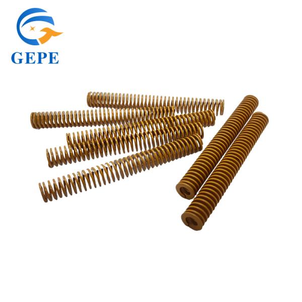 Non Standard Yellow Die Springs Steel 65mn Mould Spring JIS Standard
