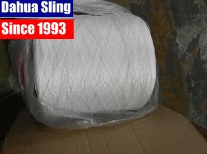 Quality Polyester Webbing Roll With Logo Stamped , White Polyester Yarn wholesale