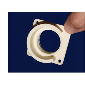 Quality Custom Machinable Alumina Ceramic Parts Alumina Ceramic Seat with Thread wholesale